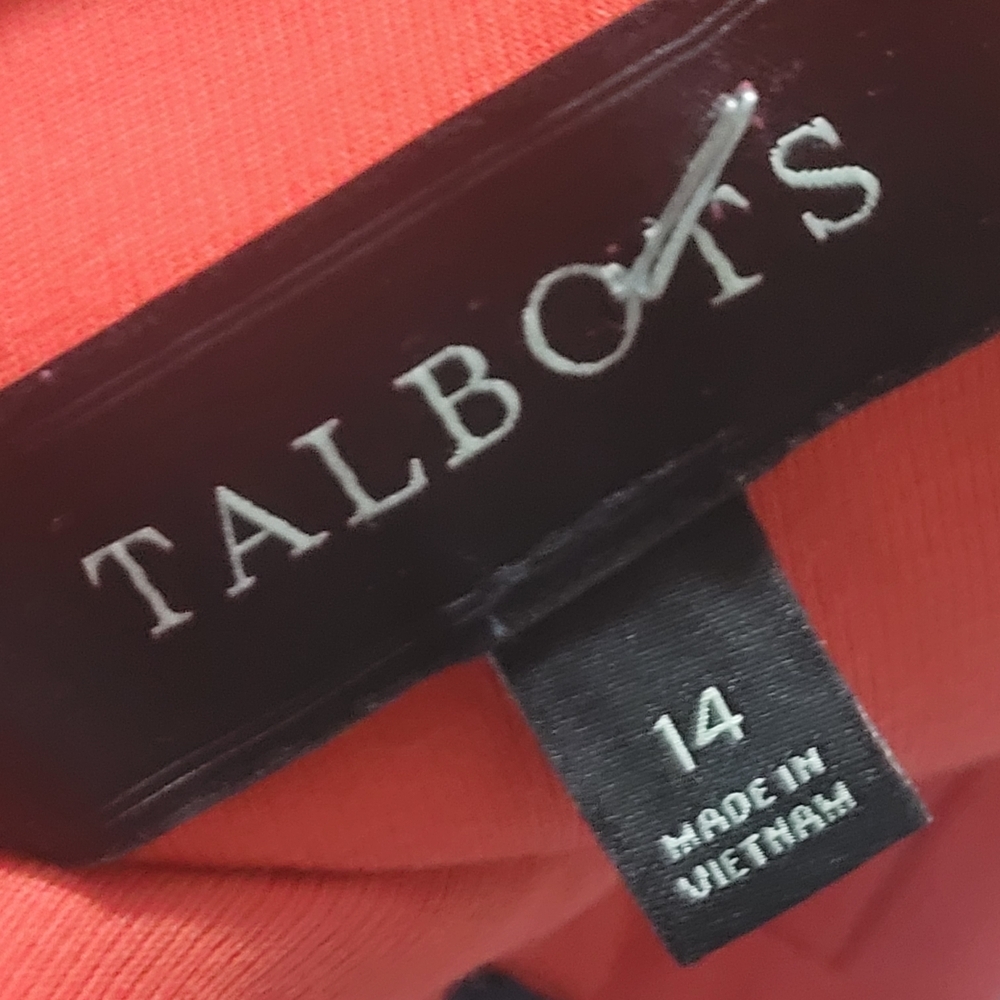 Talbots Women's Blazer Size 14 Plus Size Two Button Preowned - Picture 3 of 6